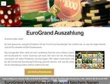 Tablet Screenshot of casinoauszahlung.com